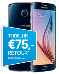 Nu 75 euro cashback bij aankoop van een Samsung Galaxy S6 Edge (Plus)! - Nieuws Belsimpel