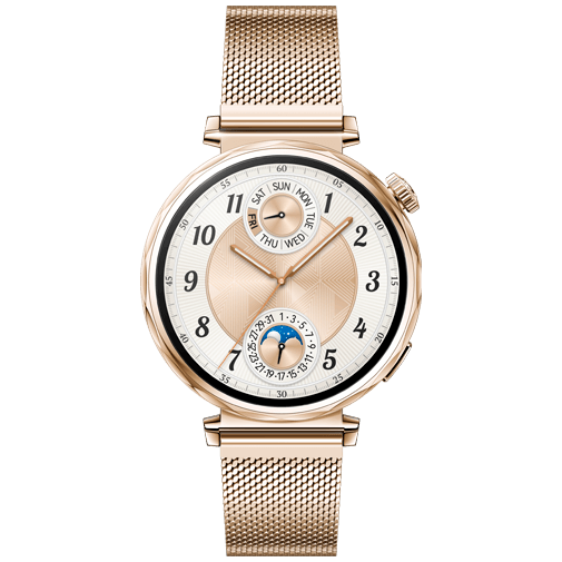 Huawei Watch GT 5 41mm Goud (Gouden Milanese Band)